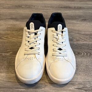On Running THE ROGER Advantage White Navy Sneakers Size 9 CloudTec Roger Federer
